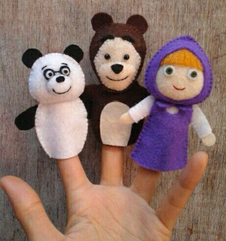Masha and Friends puppets